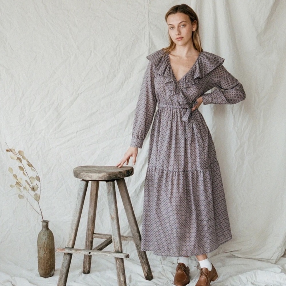 NEW NWT CHRISTY DAWN Vivian Dress Winter Garden Plaid